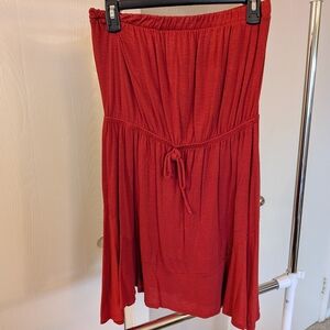 Rolla Coster Vibrant Red A-Line Skirt